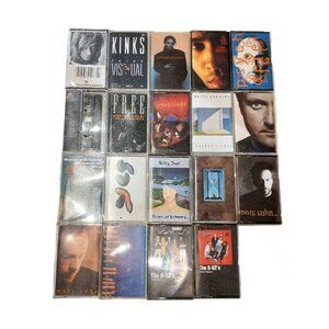 Pop Rock Cassette Tape Lot Various Bands B-52s Kravitz Collins Talk Other